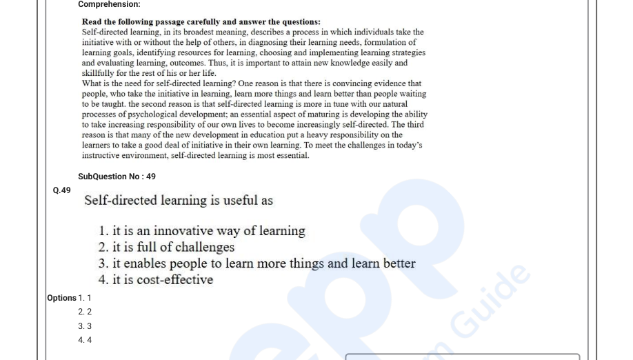 Read the question and choices in the excerpt. Choose A/B/C/D for the first/second/third/fourth option shown.