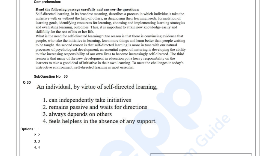 Read the question and choices in the excerpt. Choose A/B/C/D for the first/second/third/fourth option shown.