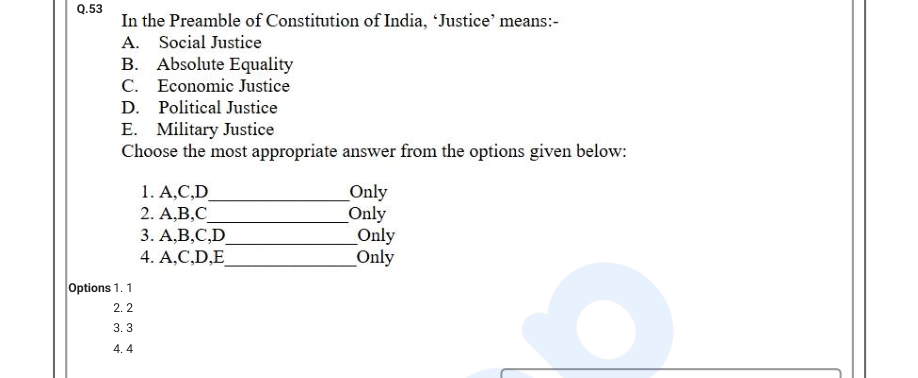 Read the question and choices in the excerpt. Choose A/B/C/D for the first/second/third/fourth option shown.