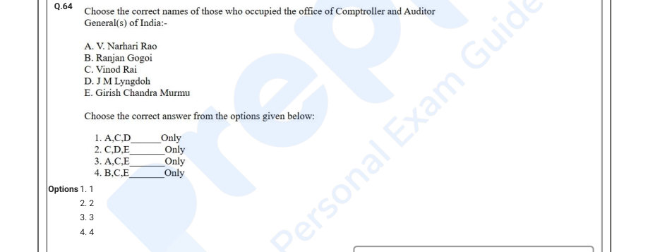 Read the question and choices in the excerpt. Choose A/B/C/D for the first/second/third/fourth option shown.