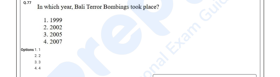 Read the question and choices in the excerpt. Choose A/B/C/D for the first/second/third/fourth option shown.