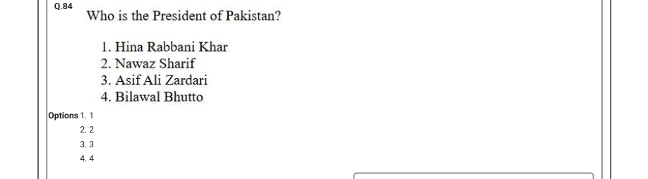 Read the question and choices in the excerpt. Choose A/B/C/D for the first/second/third/fourth option shown.