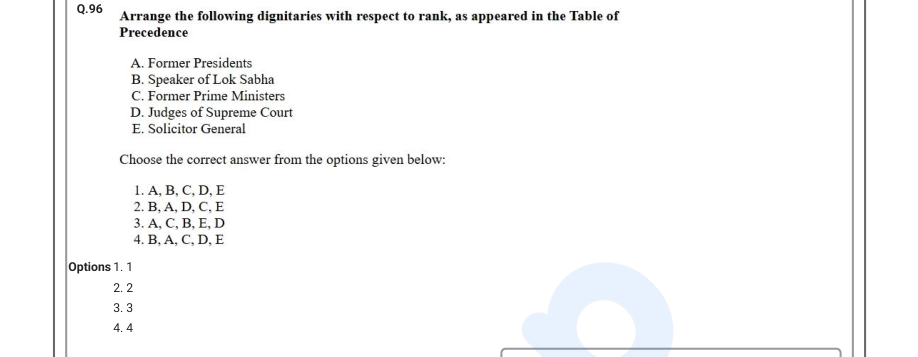 Read the question and choices in the excerpt. Choose A/B/C/D for the first/second/third/fourth option shown.