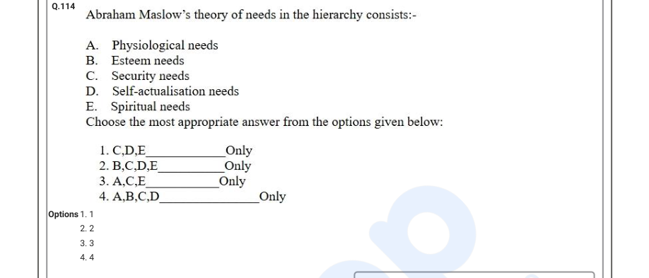 Read the question and choices in the excerpt. Choose A/B/C/D for the first/second/third/fourth option shown.
