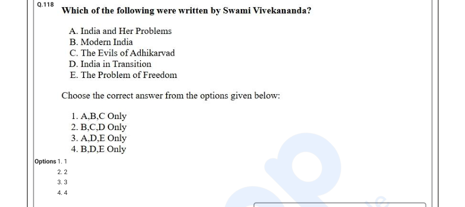 Read the question and choices in the excerpt. Choose A/B/C/D for the first/second/third/fourth option shown.