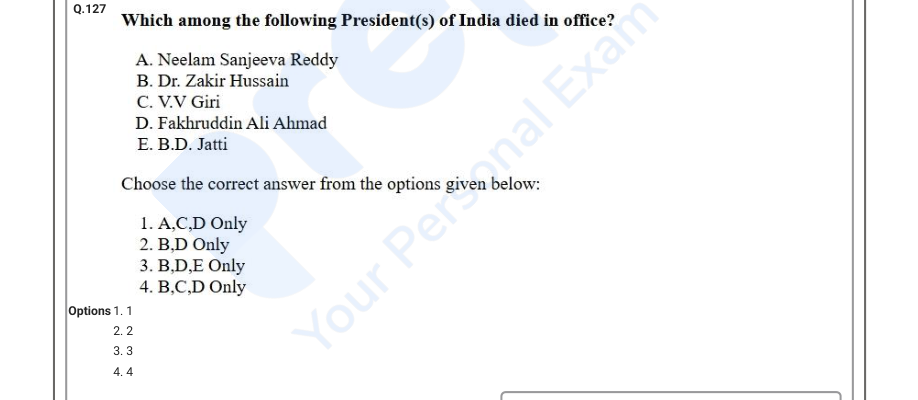 Read the question and choices in the excerpt. Choose A/B/C/D for the first/second/third/fourth option shown.