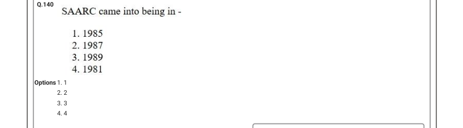 Read the question and choices in the excerpt. Choose A/B/C/D for the first/second/third/fourth option shown.