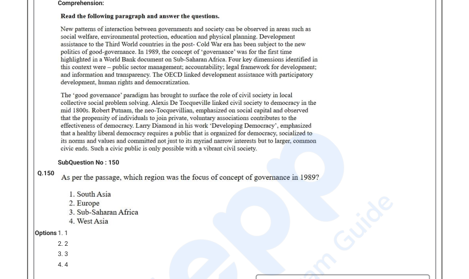 Read the question and choices in the excerpt. Choose A/B/C/D for the first/second/third/fourth option shown.