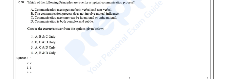 Read the question and choices in the excerpt. Choose A/B/C/D for the first/second/third/fourth option shown.
