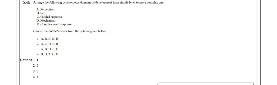 Read the question and choices in the excerpt. Choose A/B/C/D for the first/second/third/fourth option shown.