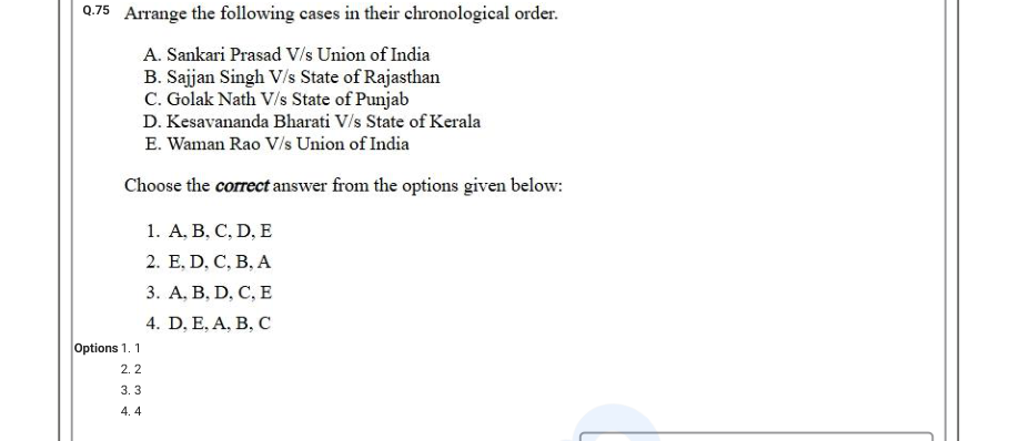 Read the question and choices in the excerpt. Choose A/B/C/D for the first/second/third/fourth option shown.