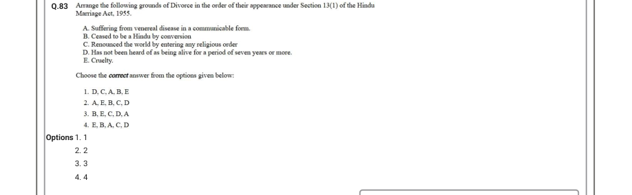 Read the question and choices in the excerpt. Choose A/B/C/D for the first/second/third/fourth option shown.