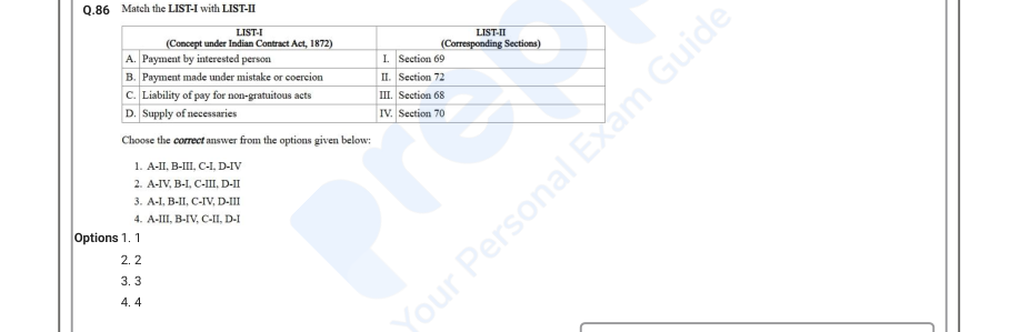 Read the question and choices in the excerpt. Choose A/B/C/D for the first/second/third/fourth option shown.