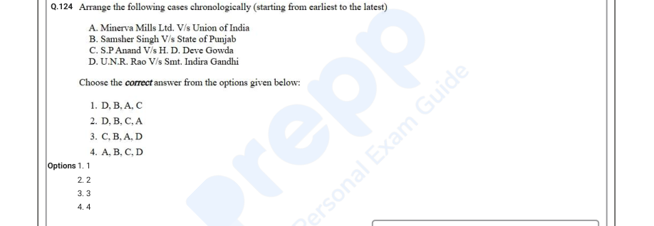 Read the question and choices in the excerpt. Choose A/B/C/D for the first/second/third/fourth option shown.