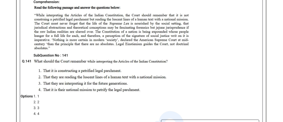 Read the question and choices in the excerpt. Choose A/B/C/D for the first/second/third/fourth option shown.