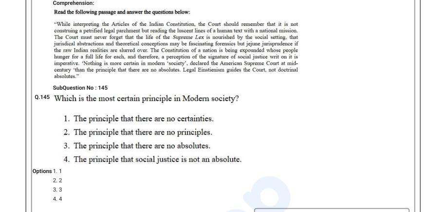 Read the question and choices in the excerpt. Choose A/B/C/D for the first/second/third/fourth option shown.