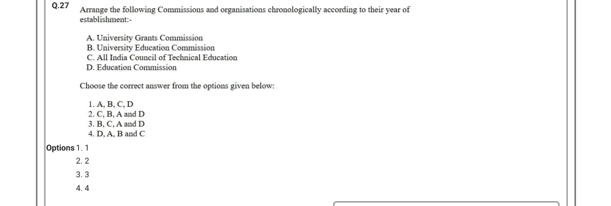 Read the question and choices in the excerpt. Choose A/B/C/D for the first/second/third/fourth option shown.