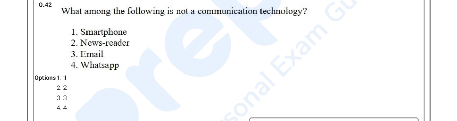 Read the question and choices in the excerpt. Choose A/B/C/D for the first/second/third/fourth option shown.