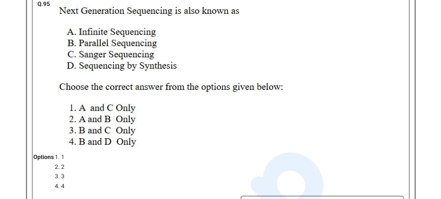 Read the question and choices in the excerpt. Choose A/B/C/D for the first/second/third/fourth option shown.