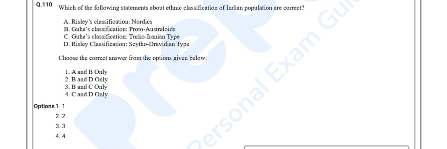 Read the question and choices in the excerpt. Choose A/B/C/D for the first/second/third/fourth option shown.