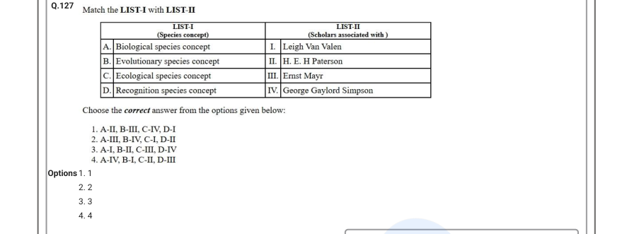 Read the question and choices in the excerpt. Choose A/B/C/D for the first/second/third/fourth option shown.