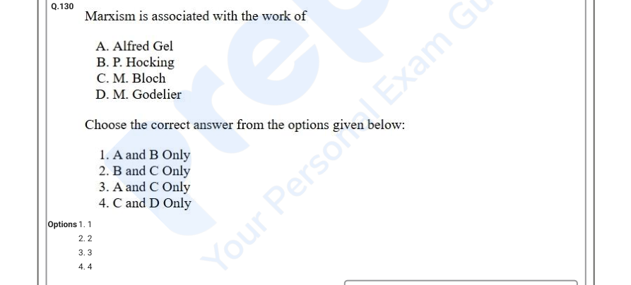 Read the question and choices in the excerpt. Choose A/B/C/D for the first/second/third/fourth option shown.