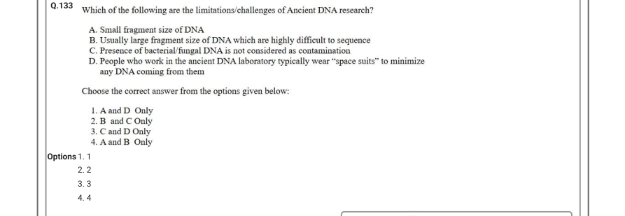 Read the question and choices in the excerpt. Choose A/B/C/D for the first/second/third/fourth option shown.