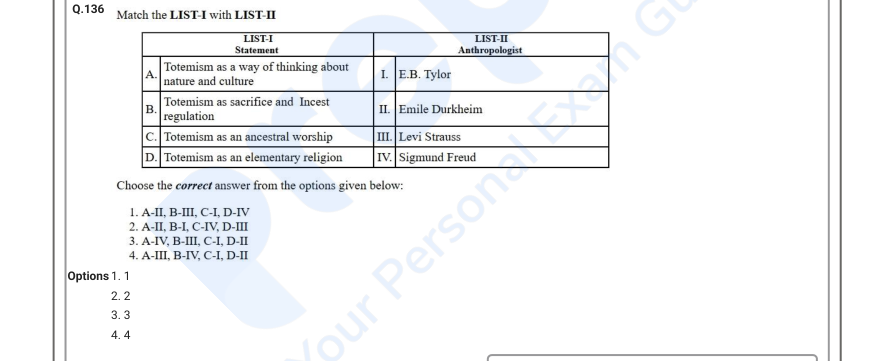 Read the question and choices in the excerpt. Choose A/B/C/D for the first/second/third/fourth option shown.
