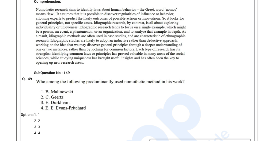 Read the question and choices in the excerpt. Choose A/B/C/D for the first/second/third/fourth option shown.
