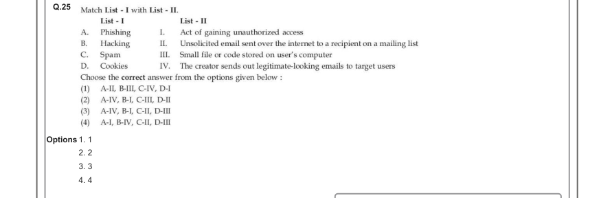 Read the question and choices in the excerpt. Choose A/B/C/D for the first/second/third/fourth option shown.