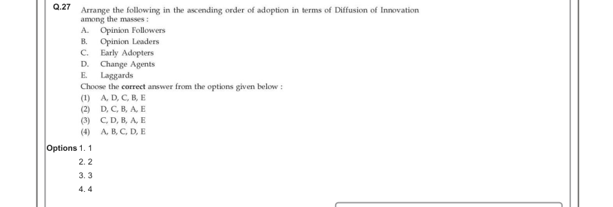 Read the question and choices in the excerpt. Choose A/B/C/D for the first/second/third/fourth option shown.