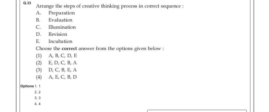Read the question and choices in the excerpt. Choose A/B/C/D for the first/second/third/fourth option shown.