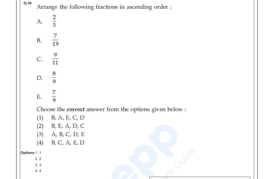 Read the question and choices in the excerpt. Choose A/B/C/D for the first/second/third/fourth option shown.