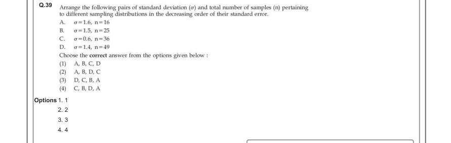 Read the question and choices in the excerpt. Choose A/B/C/D for the first/second/third/fourth option shown.
