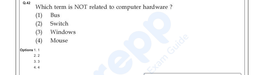 Read the question and choices in the excerpt. Choose A/B/C/D for the first/second/third/fourth option shown.