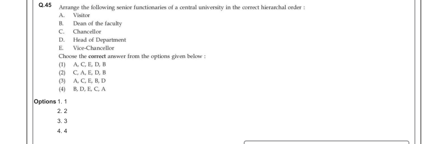 Read the question and choices in the excerpt. Choose A/B/C/D for the first/second/third/fourth option shown.