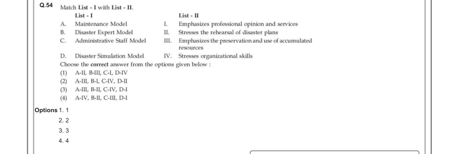 Read the question and choices in the excerpt. Choose A/B/C/D for the first/second/third/fourth option shown.