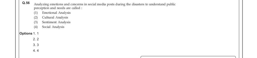 Read the question and choices in the excerpt. Choose A/B/C/D for the first/second/third/fourth option shown.