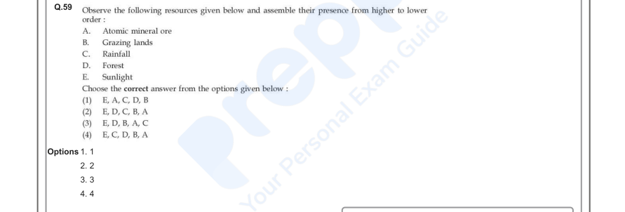 Read the question and choices in the excerpt. Choose A/B/C/D for the first/second/third/fourth option shown.
