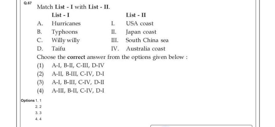 Read the question and choices in the excerpt. Choose A/B/C/D for the first/second/third/fourth option shown.