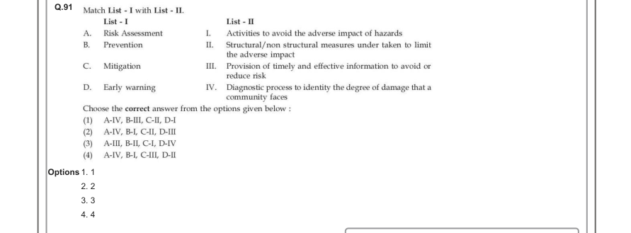 Read the question and choices in the excerpt. Choose A/B/C/D for the first/second/third/fourth option shown.