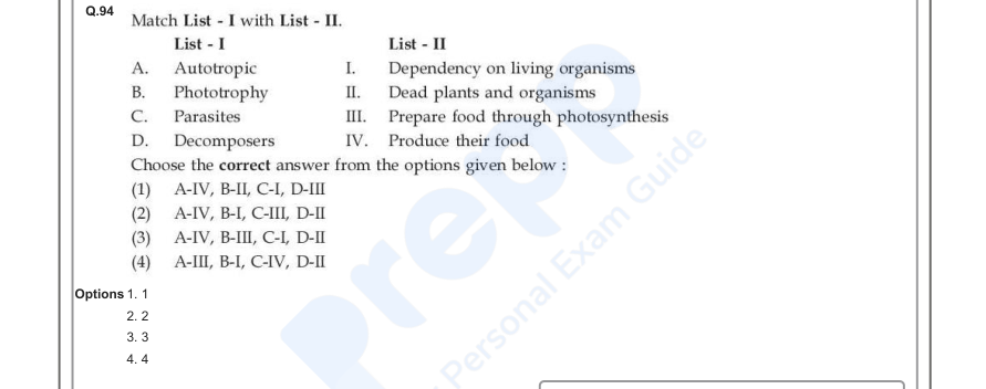 Read the question and choices in the excerpt. Choose A/B/C/D for the first/second/third/fourth option shown.