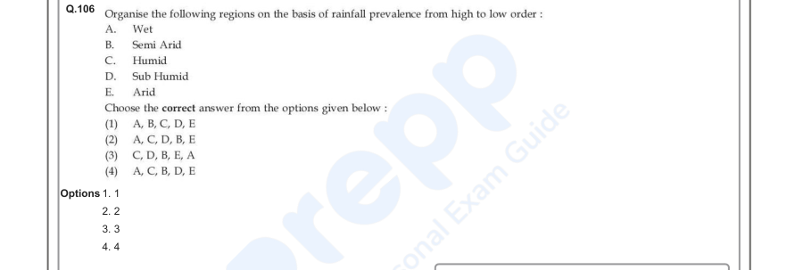 Read the question and choices in the excerpt. Choose A/B/C/D for the first/second/third/fourth option shown.