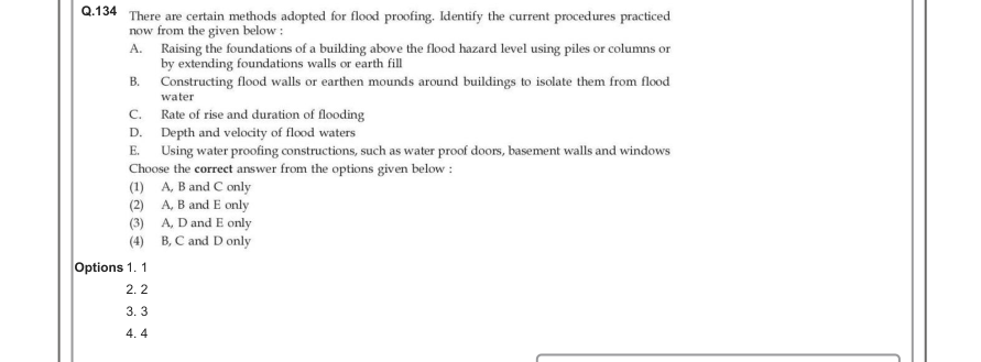 Read the question and choices in the excerpt. Choose A/B/C/D for the first/second/third/fourth option shown.
