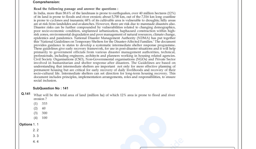 Read the question and choices in the excerpt. Choose A/B/C/D for the first/second/third/fourth option shown.