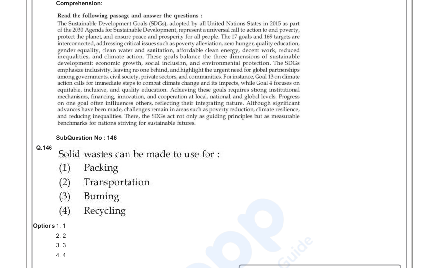 Read the question and choices in the excerpt. Choose A/B/C/D for the first/second/third/fourth option shown.