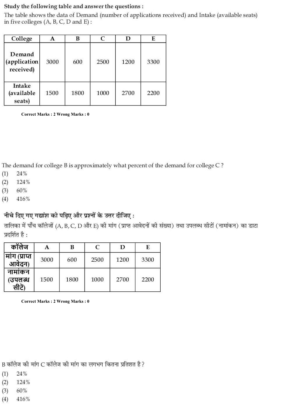 Read the question and choices in the excerpt. Choose A/B/C/D for the first/second/third/fourth option shown.