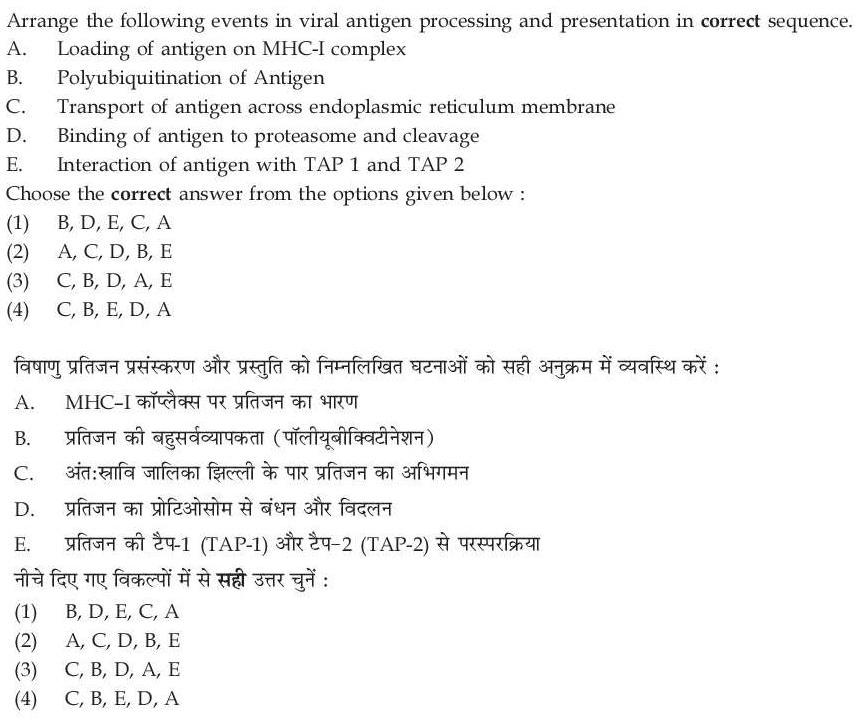 Read the question and choices in the excerpt. Choose A/B/C/D for the first/second/third/fourth option shown.