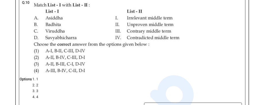 Read the question and choices in the excerpt. Choose A/B/C/D for the first/second/third/fourth option shown.