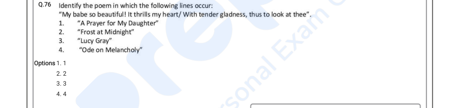 Read the question and choices in the excerpt. Choose A/B/C/D for the first/second/third/fourth option shown.